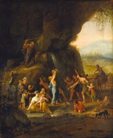 Moses Striking the Rock, c1648-1653. Creator: Jan Steen