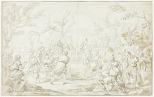 Moses Striking the Rock, n.d. Creator: Luca Giordano