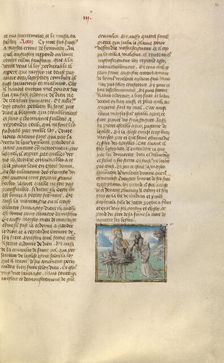 Moses Receiving the Tablets of the Law; Miroir Historial, about 1475. Creator: Unknown