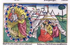 Moses receiving the Ten Commandments