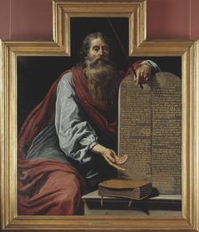 Moses with the Tablets of the Law. Creator: Claude Vignon