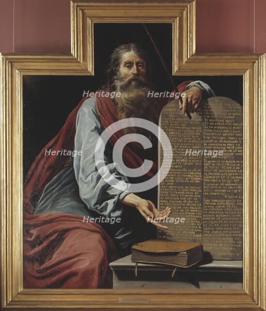 Moses with the Tablets of the Law. Creator: Claude Vignon.