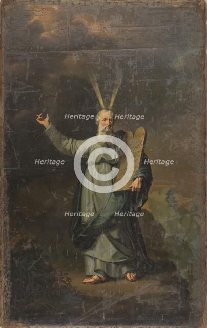 Moses with the Tables of the Law, 1803. Creator: Pieter Gaal.