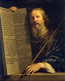 Moses with the Ten Commandments, 1648. Creator: Philippe de Champaigne