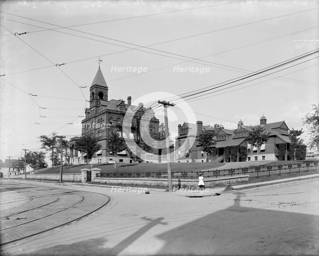Moses Taylor Hospital, Scranton, Pa., between 1900 and 1906. Creator: Unknown.