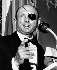 Moshe Dayan (1915-1981), Israeli General and politician, 1969. Creator: Unknown