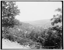 Moshier Knob, Marshall Creek, Pa., between 1890 and 1901. Creator: Unknown