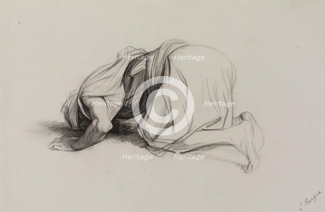 Moslem at Prayer, 1883. Creator: Charles Bargue.