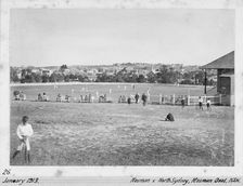 Mosman Oval, January 1913. Creator: Unknown