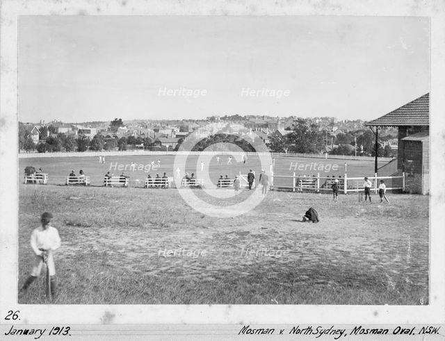Mosman Oval, January 1913. Creator: Unknown.