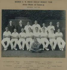 Mosman A.W. Green Shield Cricket Team. Creator: Unknown