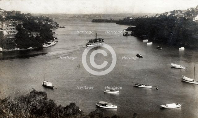 Mosman Bay, c1900, looking south. Creator: Unknown.