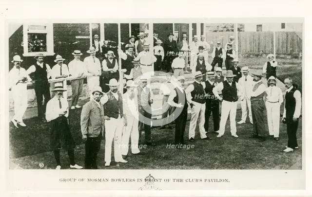 Mosman bowlers, c1905. Creator: Unknown.