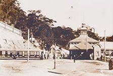 Mosman tram terminus at Mosman Bay, 1907. Creator: Unknown
