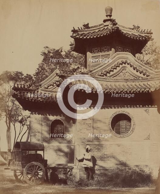 Mosque Near Pekin Occupied by the Commander-in-Chief and Lord Elgin, October 1860, 1860. Creator: Felice Beato.
