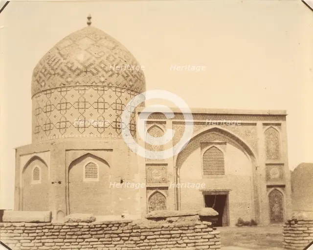 [Mosque of Nasser-eddin Shah, Teheran, Iran], 1840s-60s. Creator: Luigi Pesce.