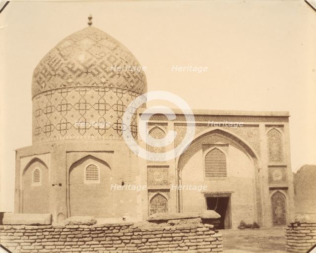 [Mosque of Nasser-eddin Shah, Teheran, Iran], 1840s-60s. Creator: Luigi Pesce.