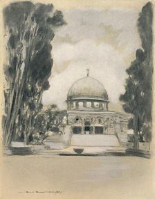 Mosque of Omar, Jerusalem 1903. Artist: Mortimer L Menpes