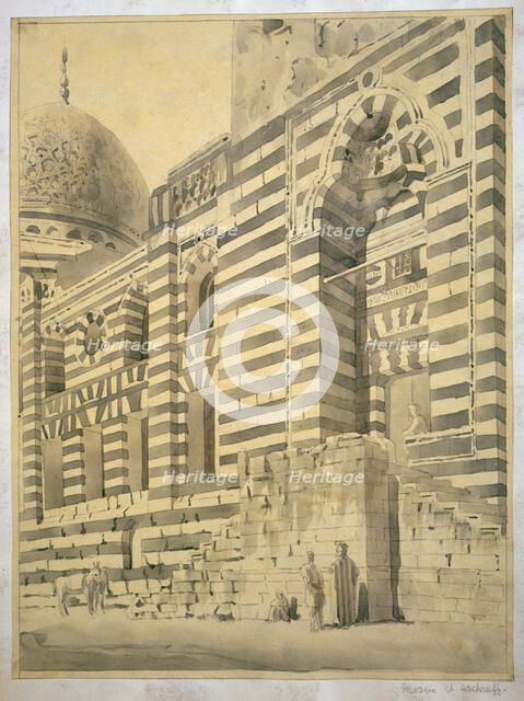 'Mosque of Ashraff', 19th century. Artist: Richard Phene Spiers