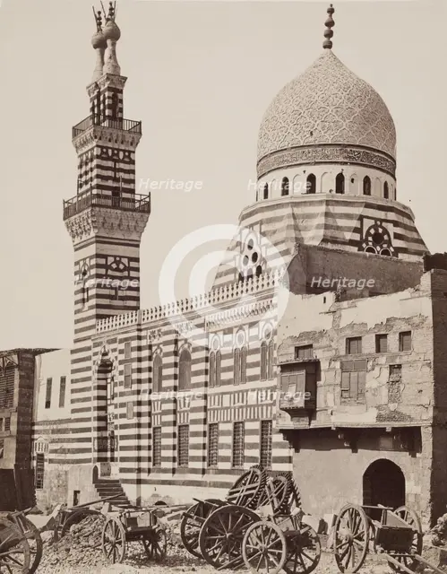 Mosque of Emir Ackbar, Cairo, 19th century. Creator: Anon.