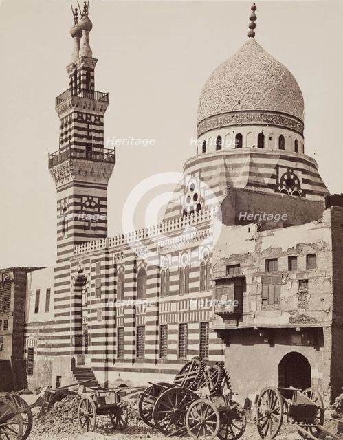 Mosque of Emir Ackbar, Cairo, 19th century. Creator: Anon.