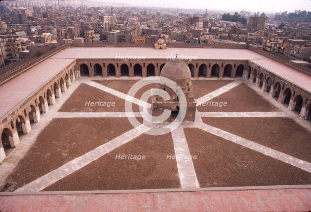 Mosque of Ibn Tulun, Built AD 876-879, Cairo, c20th century. Artist: CM Dixon.