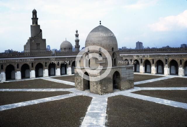 Mosque of Ibn Tulun, Built AD 876-879, Cairo, c20th century. Artist: CM Dixon.