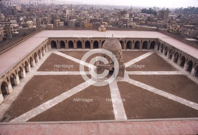 Mosque of Ibn Tulun, Built AD 876-879, Cairo, c20th century. Artist: CM Dixon.