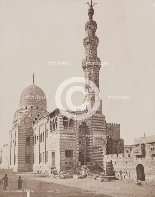 Mosque of Kait Bey before Restoration, Cairo, c1882. Creator: Pascal Sébah.