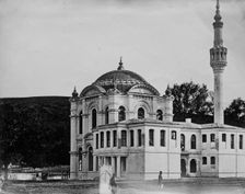 Mosque of Sultan at Sweet Waters of Europe, Constantinople, 1912. Creator: Bain News Service