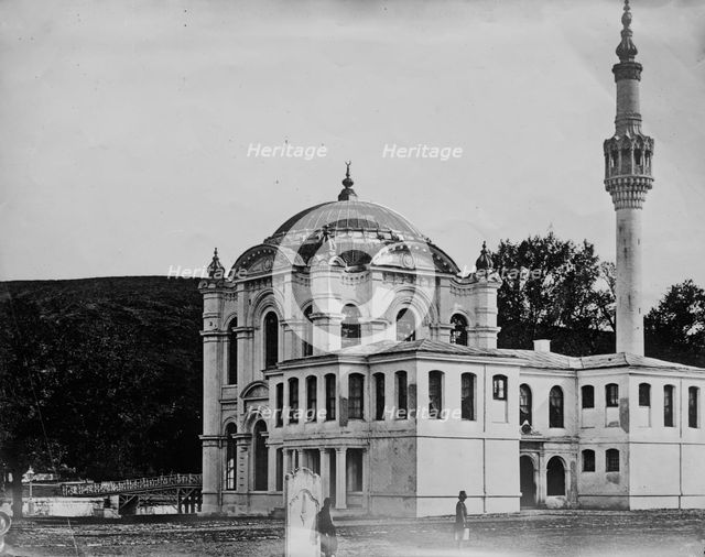 Mosque of Sultan at Sweet Waters of Europe, Constantinople, 1912. Creator: Bain News Service.