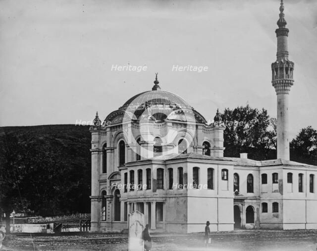 Mosque of Sultan at Sweet Waters of Europe, Constantinople, 1912. Creator: Bain News Service.