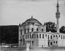 Mosque of Sultan at Sweet Waters of Europe, Constantinople, 1912. Creator: Bain News Service