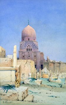 Mosque of Sultan Barquq, Cairo 19th century. Artist: G Pinott