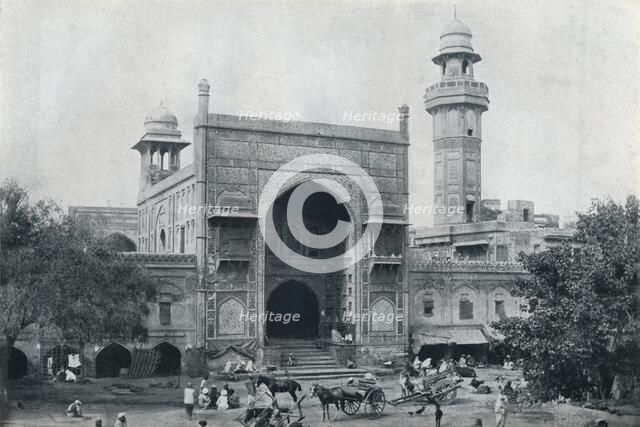 'Mosque of Wazir Khan, Lahore', c1942. Artist: Unknown.