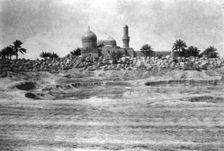 Mosque and graveyard near Baghdad, 1918