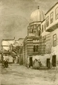 Mosque, Cairo, Egypt, 1898. Creator: Christian Wilhelm Allers