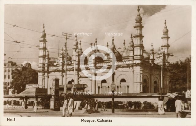 'Mosque - Calcutta', c1900. Artist: Unknown.