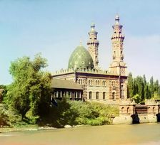Mosque in Vladikavkaz, between 1905 and 1915. Creator: Sergey Mikhaylovich Prokudin-Gorsky