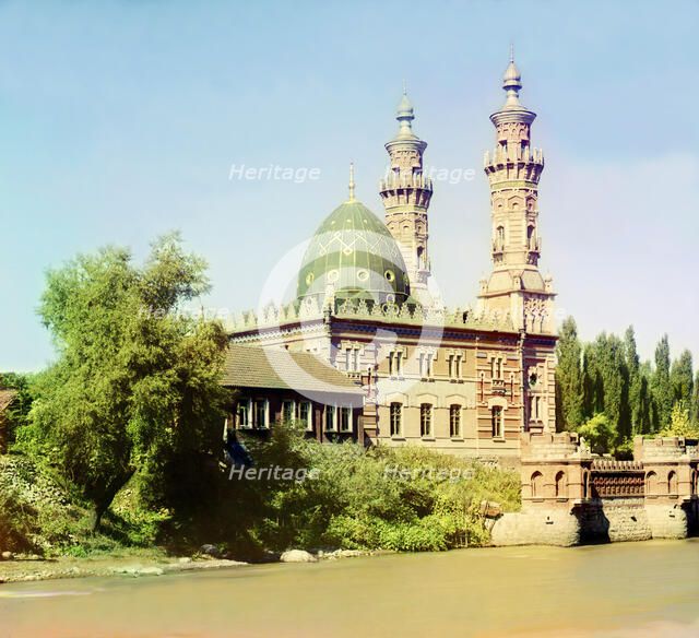 Mosque in Vladikavkaz, between 1905 and 1915. Creator: Sergey Mikhaylovich Prokudin-Gorsky.