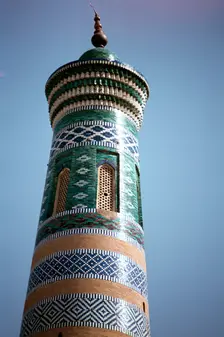 Mosque, Khiva, Uzbekistan. Creator: Vivienne Sharp