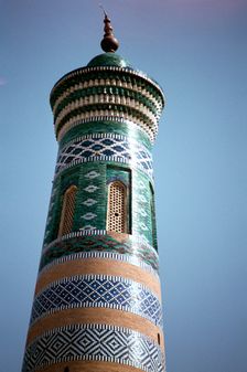 Mosque, Khiva, Uzbekistan. Creator: Vivienne Sharp