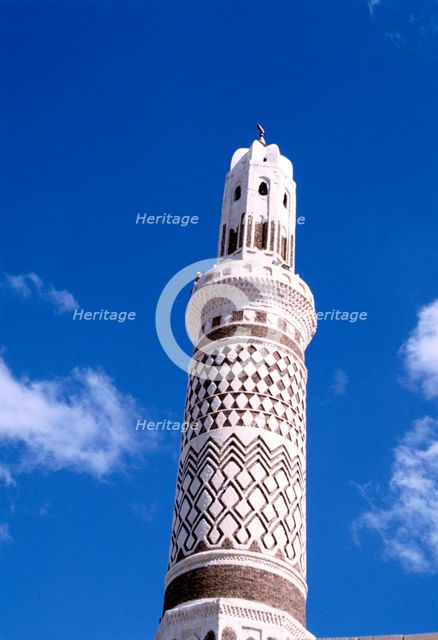 Mosque, San’a, Yemen.  Creator: Vivienne Sharp.