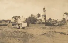 Mosquée d'El-Arif et Tombeau de Mourad-Bey, à Souhadj, 1849-50. Creator: Maxime du Camp