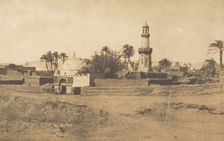 Mosquée d'El-Arif et Tombeau de Mourad-Bey, à Souhadj, 1849-50. Creator: Maxime du Camp