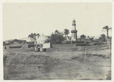 Mosquée d'El-Arif et Tombeau de Mourad-Bey, Haute-Egypte, 1849/51, printed 1852. Creator: Maxime du Camp