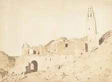 Mosquée de Belal, au Sud de Philae (Rive droite), April 11, 1850. Creator: Maxime du Camp