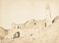 Mosquée de Belal, au Sud de Philae (Rive droite), April 11, 1850. Creator: Maxime du Camp