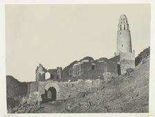 Mosquée de Bellal au Village de Bab; Nubie, 1849/51, printed 1852. Creator: Maxime du Camp