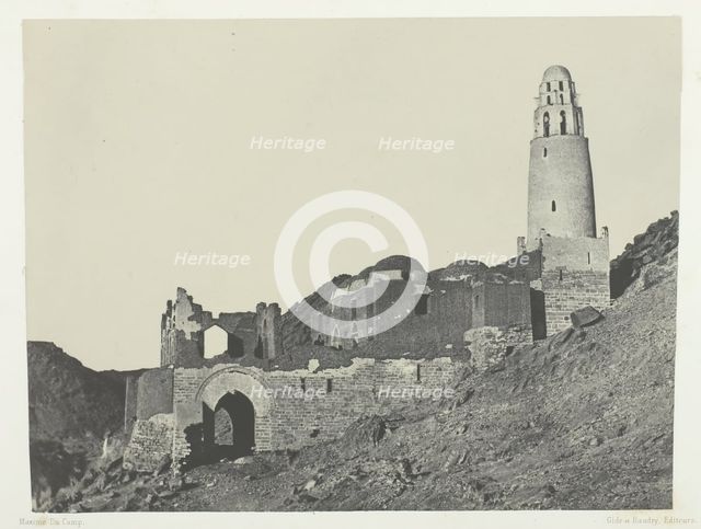 Mosquée de Bellal au Village de Bab; Nubie, 1849/51, printed 1852. Creator: Maxime du Camp.